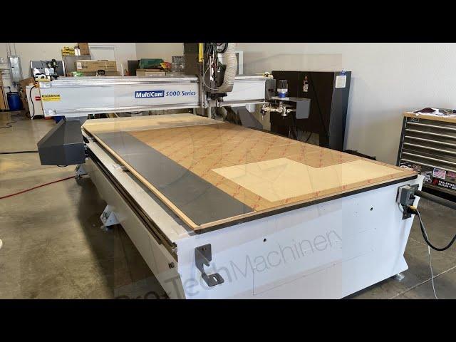 MultiCam 5000 series flat table CNC Router