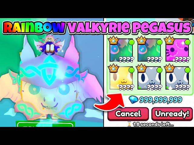 Sizzles' MOST EPIC Trade Yet! Is the RAINBOW VALKYRIE PEGASUS Worth It? 