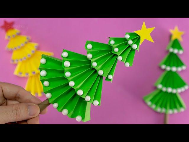 Paper Christmas Tree | How to Make a 3D Paper Xmas Tree DIY Tutorial | Christmas Decorations Ideas