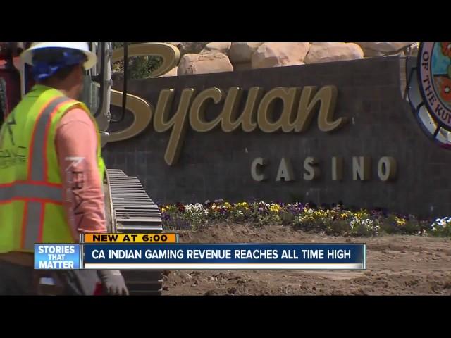 Indian gaming revenue in California reaches all-time high