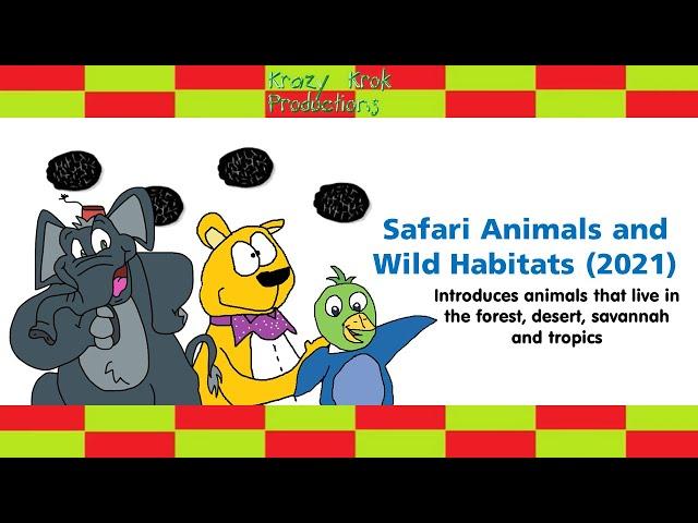 Krazy Krok Productions - Learning Safari Animals (2021) - Animal Names and Sounds with Puppets