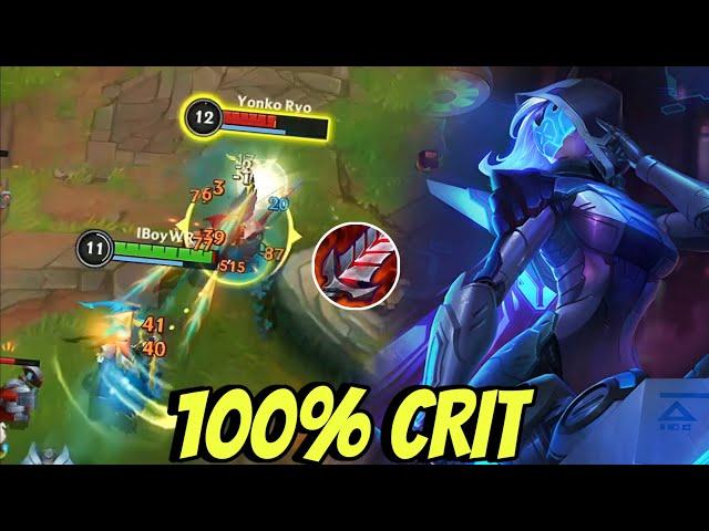 WILD RIFT ADC // THIS SEASON ASHE IS TOO GOOD WITH 100% CRIT BUILD IN PATCH 5.2D GAMEPLAY!