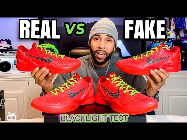 REAL vs FAKE KOBE Proto 6  REVERSE GRINCH! WATCH BEFORE YOU BUY!  Nearly IDENTICAL 
