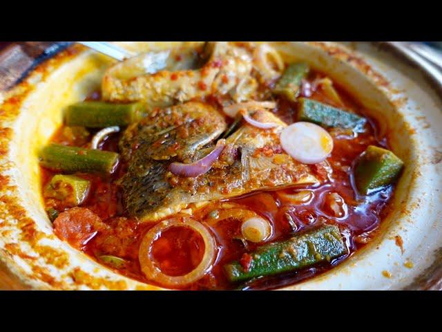 马来西亚食谱酸辣鱼（Asam pedas鱼），肉质又嫩又滑；辣中带酸！️Malaysian  recipe spicy and sour fish  (Asam pedas fish)