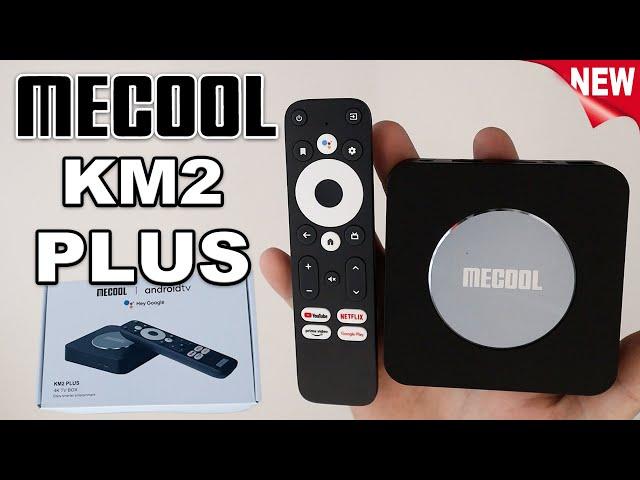 MECOOL KM2 PLUS 4K TV Box - Official Android TV OS & 4K Netflix