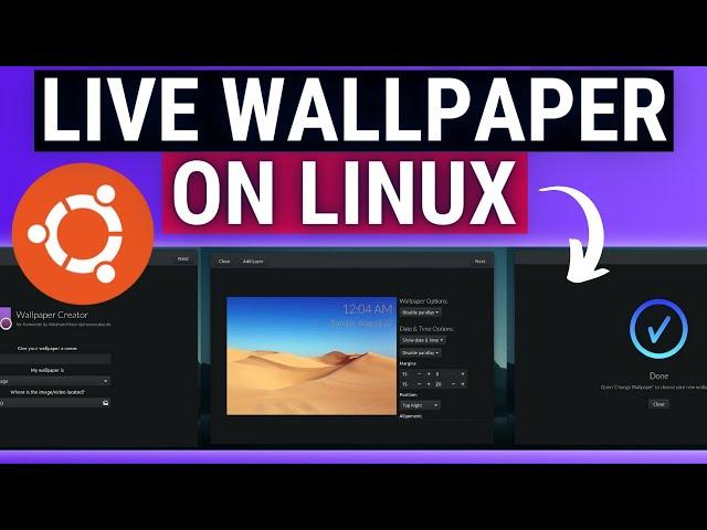 Install Komorebi and Setup a Live Wallpaper on Ubuntu Linux