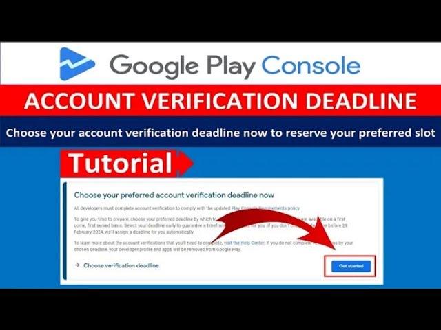 SOLUTION: Choose your preferred account verification deadline now