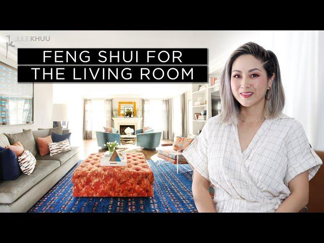 FENG SHUI for the Living Room - How to Use the Bagua Map (Colors + Elements)