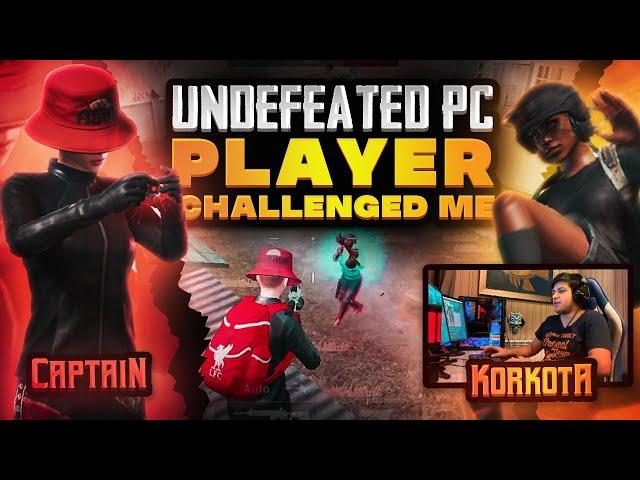 التحدي الأصعب ضد لاعب محاكي غير مهزوم  | Undefeated PC Player Challenged Me 1vs1 