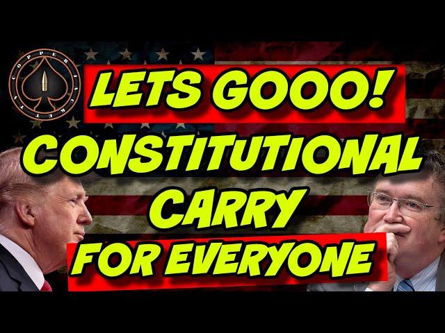 Finally Constitutional Carry For Everyone In All 50 States