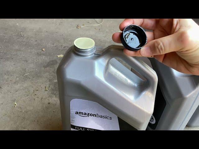 Amazon Basics Oil: You might get shipped used and previously returned motor oil