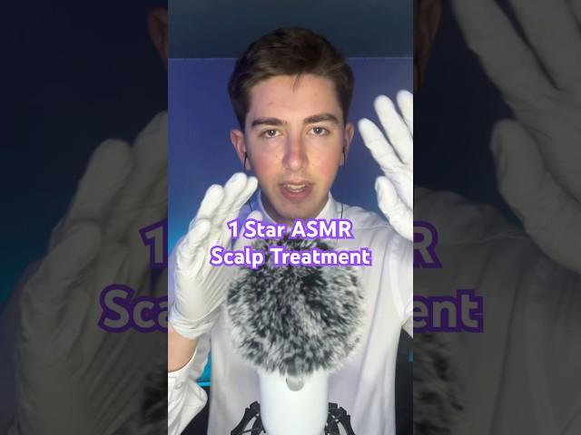 1 Star ASMR Scalp Treatment #asmr #headmassage #brainmassage #roleplay #sleep #scalptreatment