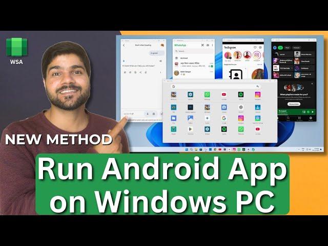 Run Android Apps on PC Easily | Install WSA on Windows 11 (Official Method) 