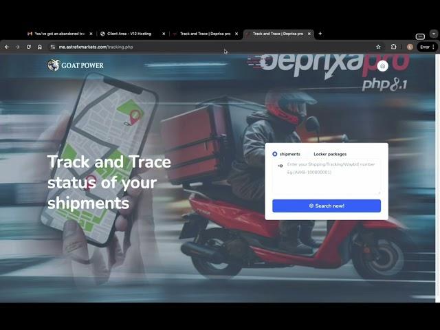 How to create Courier tracking website With Tracking details PHP and HTML courier script For Free