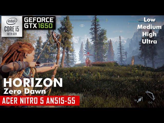 Horizon Zero Dawn (All Setting)  | GTX 1650 | I5-10300H | Acer Nitro 5 AN515-55