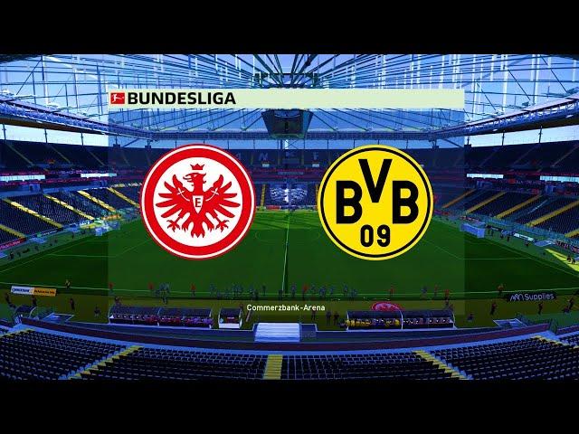 PES 2021 | Eintracht Frankfurt vs Borussia Dortmund - Bundesliga  2020/21 | Gameplay PC