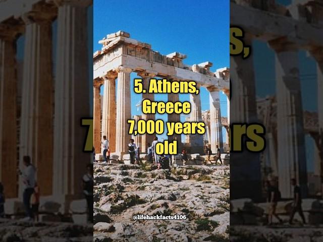 Top 10 Oldest Cities in the World   | Life hack Facts #top10factsshorts #shorts #top10