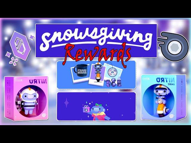 Discord Snowsgivng ALL QUESTS & REWARDS! (NITRO, EMOJIS)