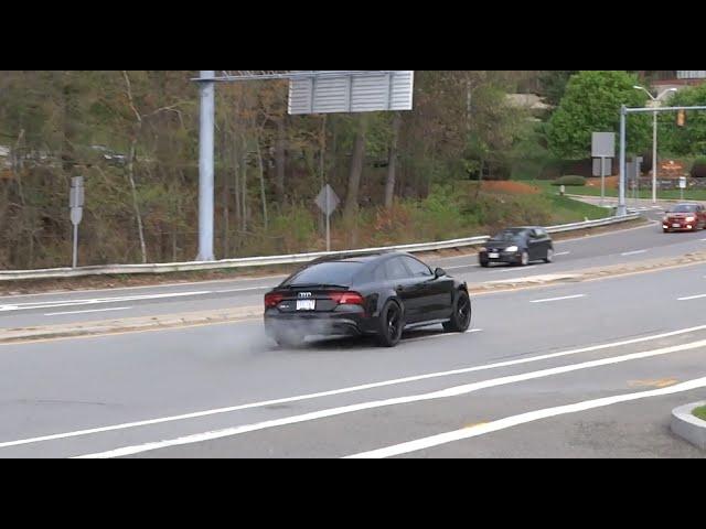 LOUD Audi RS7 Hard Acceleration!!