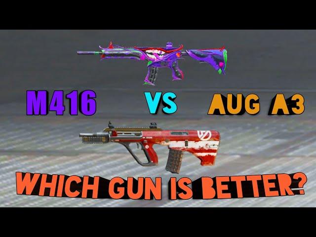 M416 VS AUG A3 | WHICH GUN IS BETTER | BGMI / PUBG MOBILE