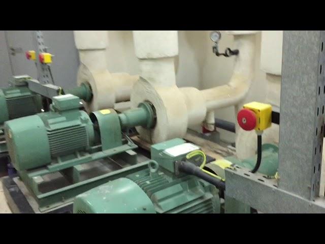 How to work Chiller water pumps ! Pump room !