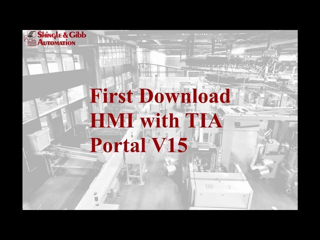 Siemens HMI First Download