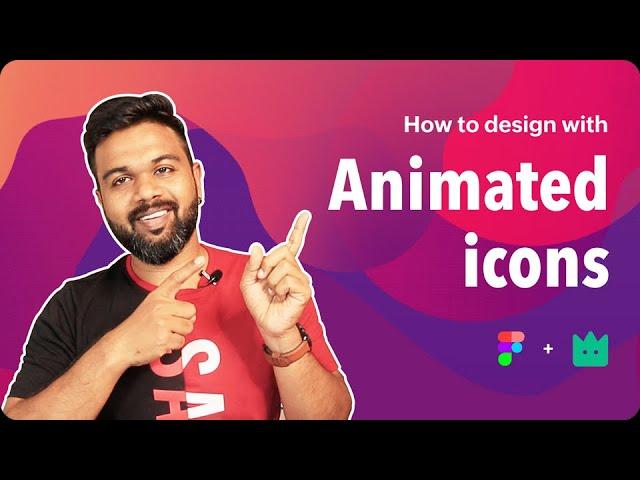 How to design interface using animated icons | Figma + LordIcons | Design with Bala