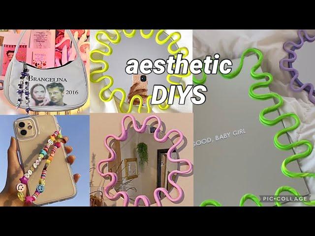 making pinterest + tiktok DIY TRENDS!! *funky mirrors & beaded jewelry #diy #trending