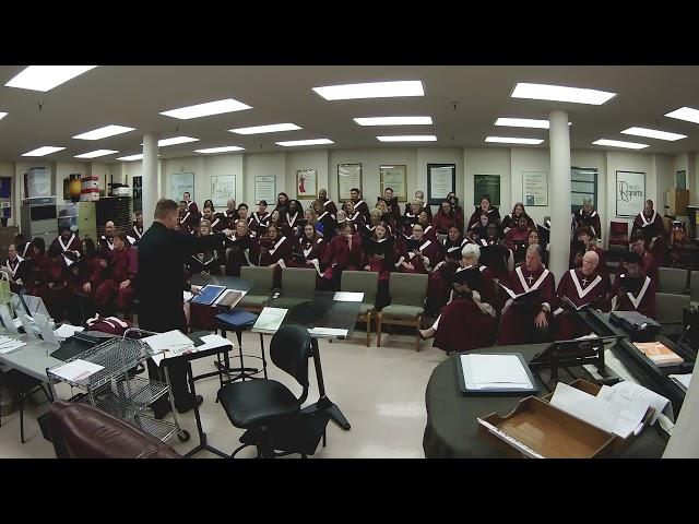 Rehearsal: Final run-thru (no cuts) "Hallelujah, Thine the Glory" arr. Mary McDonald; FMC Hou 6/9/24