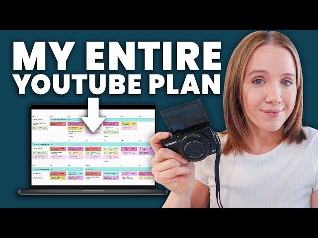 My YouTube Content Calendar Setup For 2024!