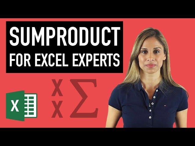 How to Use SUMPRODUCT in Excel