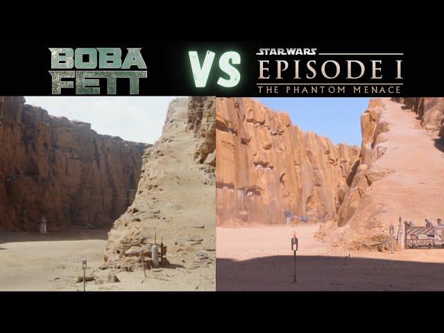 Podrace Track Boba Fett vs Phantom Menace Star Wars