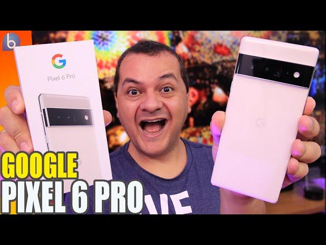 PIXEL 6 PRO | Estou com o SMARTPHONE DO GOOGLE com ANDROID 12! Unboxing e Impressões