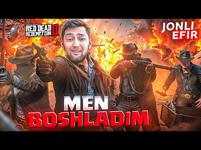 RED DEAD REDEMPTION 2 | MEN BOSHLADIM | UZLIDER (O'zbek tilida) 1-QISM