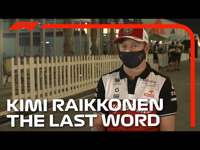 Kimi Raikkonen: The Last Word | A Farewell F1 Interview