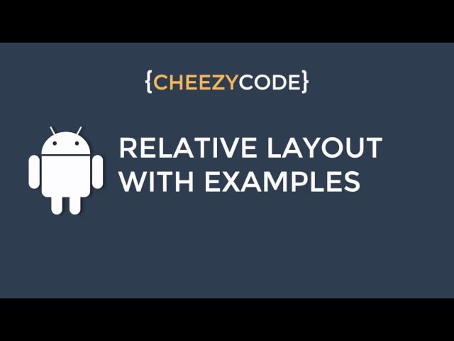 Android Relative Layout Tutorial With Examples - #7