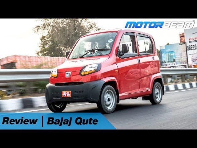 Bajaj Qute Review - India's First Quadricycle | MotorBeam