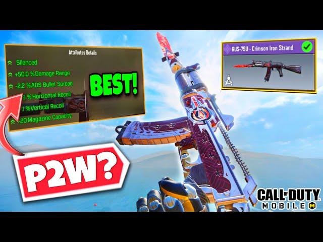 RUS 79U Crimson Iron Strand is P2W in COD Mobile Season 11 (Best Loadout)