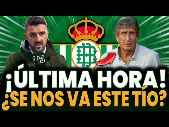 ️¡ALERTA URGENTE! EL BETIS ENFRENTA UN CAMBIO DRAMÁTICO: ¿PELLEGRINI EN LA CUERDA FLOJA? REAL BETIS