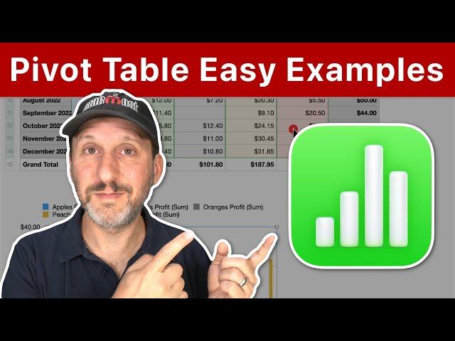 Learn How To Use Pivot Tables In Numbers By Example