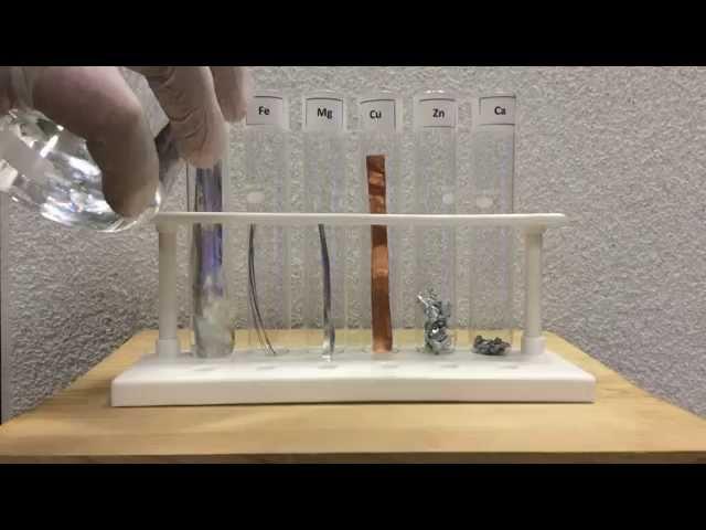 Reactivitity of Metals with HCl - Qualitative Lab