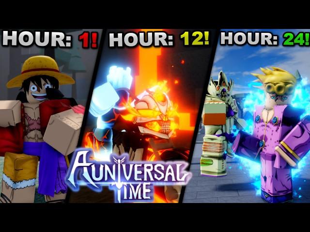 I Spent 24 Hours Playing Roblox A Universal Time... Here's What Happened!