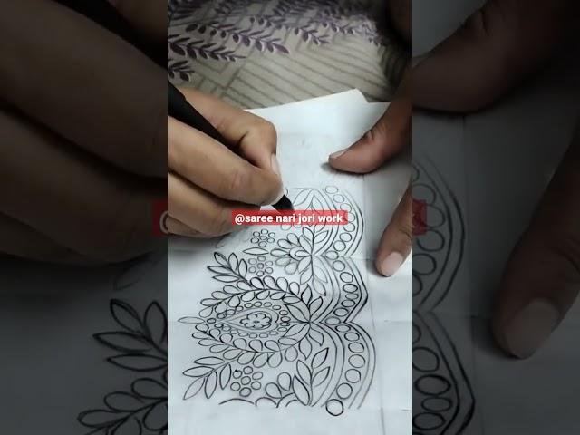 @sareenari1234 |how to draw a khaka for a most beautiful design #fashion