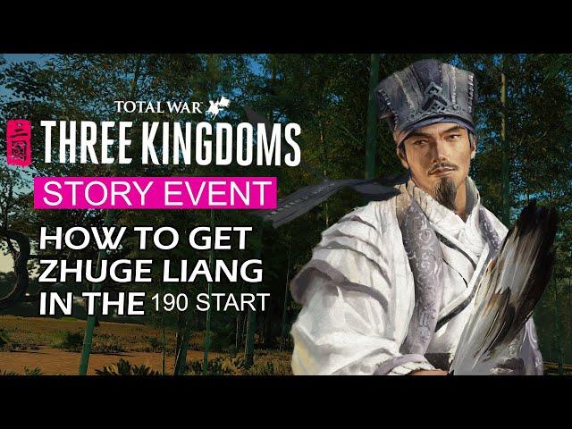 How to get Zhuge Liang As Liu Bei | Total War: Three Kingdoms