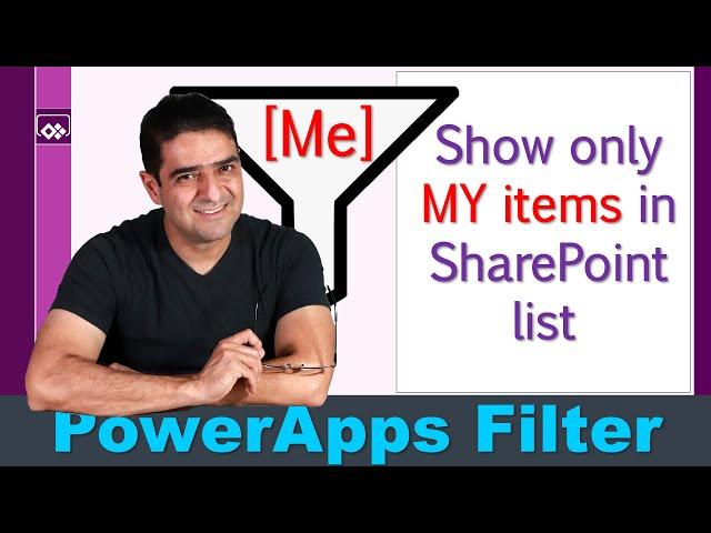 How to Filter SharePoint items for current user in PowerApps - [Me]