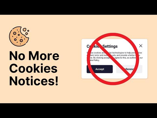 NEVER SEE COOKIES NOTICES AGAIN! How To Permanently Remove Websites Cookies Warnings & Popups 