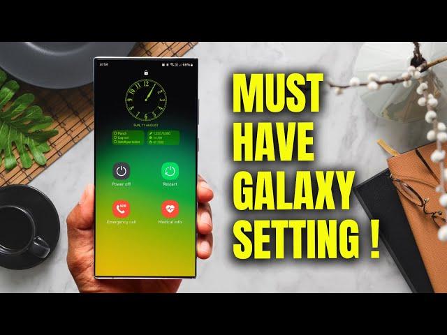 How to enable Screen Lock Before Power off on Samsung Galaxy Phones !