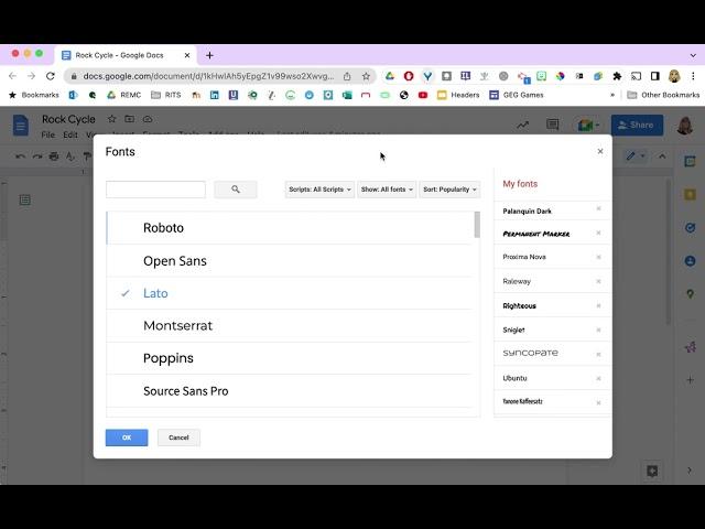 Add Additional Fonts for Use with Your Google Workspace