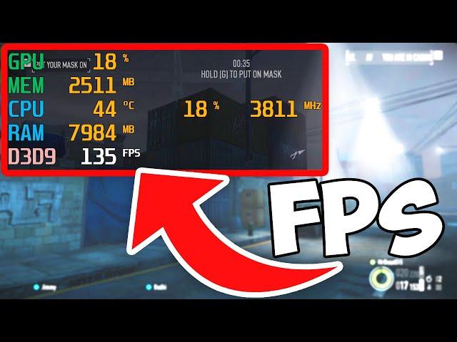 How to monitor Frame rate in any Games [Show in-game FPS]