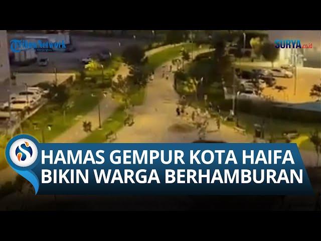 Sirine Meraung di Kota Haifa Israel, Bikin Warga Panik Berhamburan Usai Hamas Lakukan Serangan!